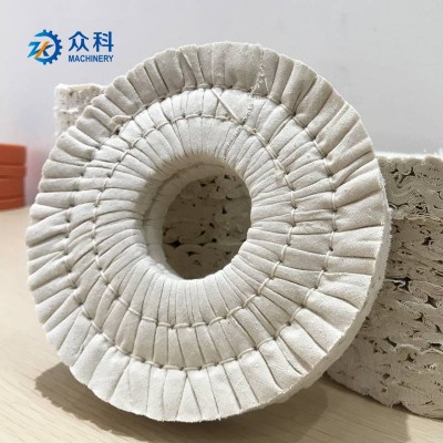 Wood Polishing Sanding Wheel Buffing Cloth Round Wheel For Edge Banding Machine